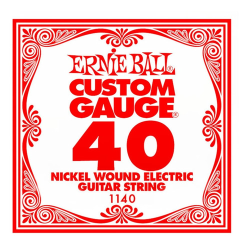 Cuerda Suelta Ernie Ball 040 Nickel Wound Guitarra Electrica