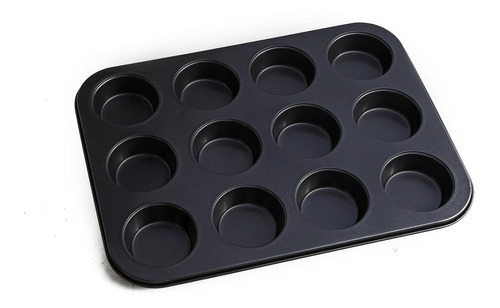 Molde 12 Muffins Cup Cake Antiadherente 35 X 26 X 2,5 Cm Gol