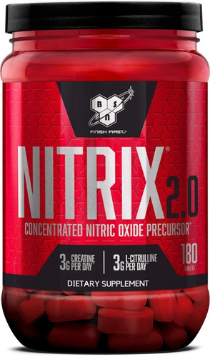  Nitrix 2.0 -bsn  Nitric Oxide  - Supports Workout 180 Tab 