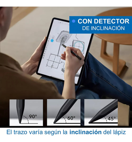 Lápiz Óptico Pluma Para Tablet Para iPad Samsung Xiaomi Huawei Universal Stylus Negro Varmi