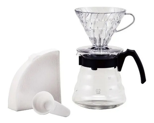 Conjunto V60 - Hario Craft Coffee Maker - N.02