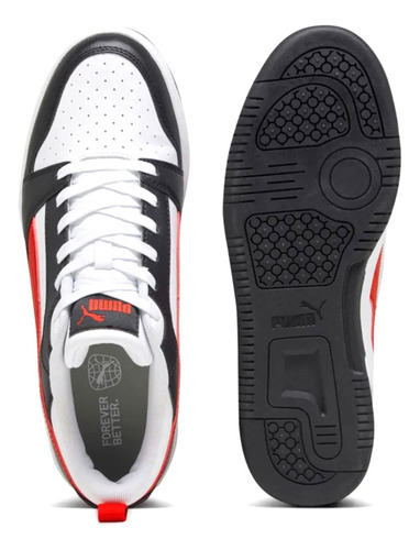 Zapatillas Puma Hombre Rebound V6 Low 392328 04 Blanco