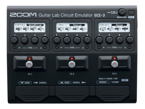 Zoom Gce-3 Guitar Lab Circuit Emulator Interface De Guitarra
