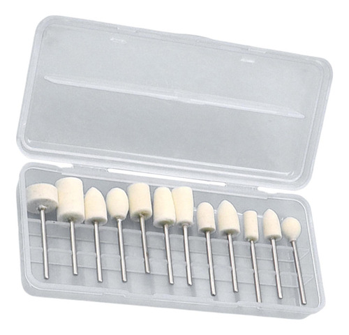3 X 12x Grinding Polishing Head Kit Herramientas De Manicura