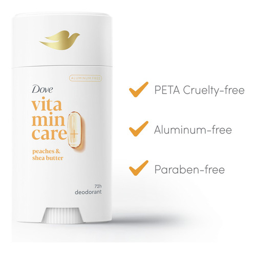 Desodorante Stick Dove Vitamincare+ Pêssegos E Manteiga De K