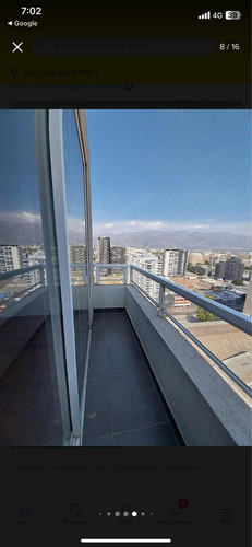 Arriendo Home Studio Av Matta/vicuña Mackenna Con Balcón