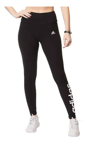 Calça Legging Feminina Essentials Logo Preto adidas