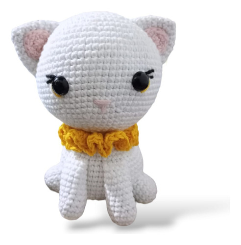 Amigurumi Gatita Ojitos Coquetos - Kirei