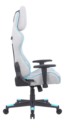 Silla Gamer Kitsune Zephyr Tela Gris/azul Newskill