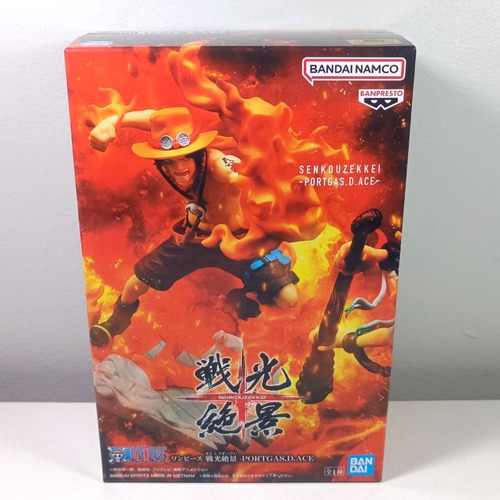 Imagen 5 de 7 de Figura Portgas D. Ace Senkouzekkei One Piece Banpresto