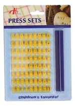 Comprar Molde Sellos Estampa De Letras Y Números Para Fondant Masas