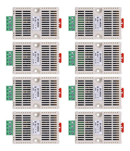 Transmisor De Temperatura Y Humedad 8x Rs485 Sht20 Sensor Mo