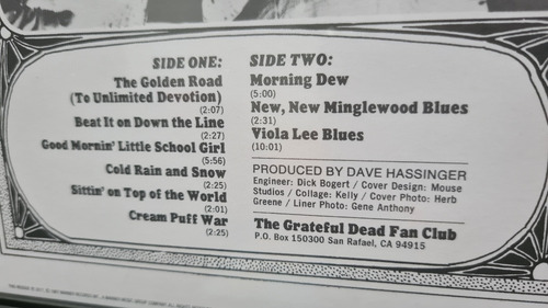 Lp Grateful Dead Experience Importado Lacrado Frete Grátis