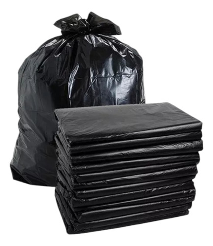5 Kilos De Bolsa Negra Gruesa Resistente Para Basura 70x110