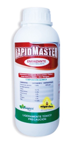 Imagen 1 de 3 de Enraizador Liquido Rapidmaster Plantas Bonsai Orquidea