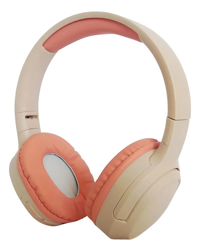 Fone De Ouvido Sem Fio Bt 40mm P/cartão Micro Sd Starmega Cor Rosa