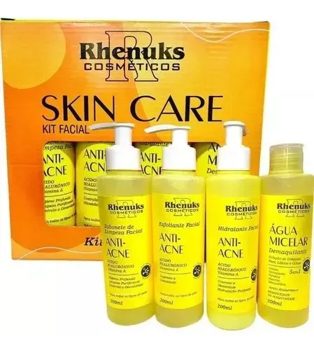 Kit Facial Skin Care Anti-acne - Combate Espinhas | MercadoLivre