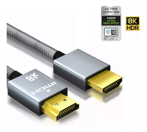 1 Metro Cable Hdmi 2.1 Vídeo 4k 120hz 8k 60hz Ps5 Ps4 Xbox