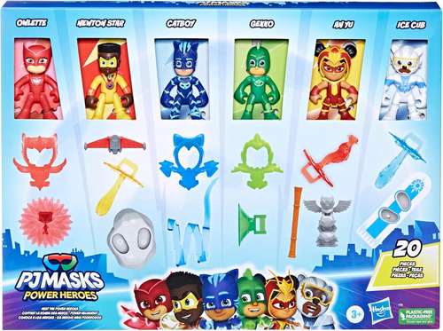Pj Masks Power Heroes Meet The Power Heroes Juego De Figuras