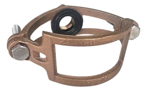 Abrazadera Toma Domiciliaria Bronce 4'' Salida Hembra 1''