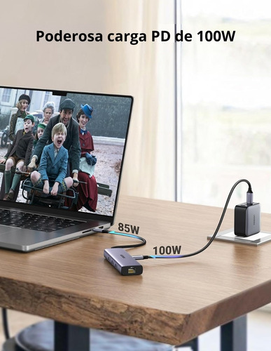 Hub Usb-c 6 En 1 Ugreen 3 Usb-a, 1 Usb-c, Hdmi 4k/30hz