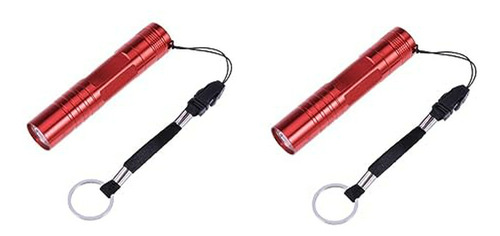 Mini Linterna 2 Piezas Linterna Llavero Llavero Antorcha Led