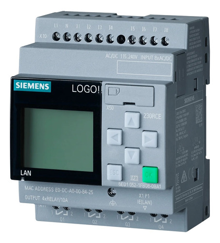 Logo! 8.3 Siemens 230rce 115/220v 8ed/4sr 6ed1052-1fb08-0ba1