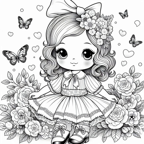 Libro Digital Pdf Para Colorear Cute 46 Diseños