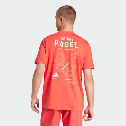 Playera adidas Padel Hombre Rojo Jd6016