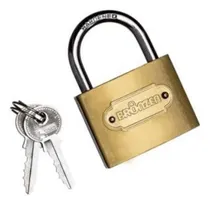 Comprar Candado Hierro Dorado Reforzado 32 Mm Lockers Valija Cofres