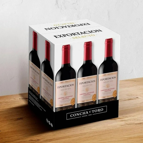 Vino Tinto Concha Y Toro Exportacion Selecto 6pzas 750ml