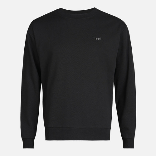 Poleron Hombre Ulmo Crewneck Sweatshirt Negro Lippi