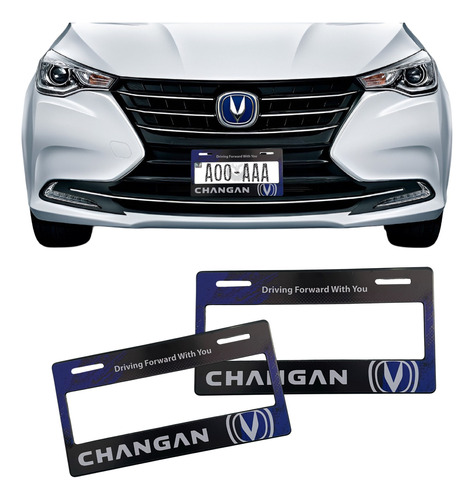 Par De Portaplacas Changan