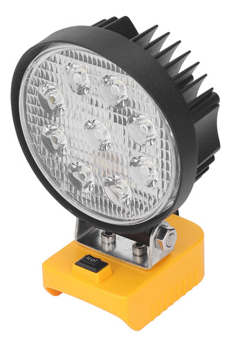 Led Con Batería, 27 W, Trabajo, 18 V, Litio Portátil Para