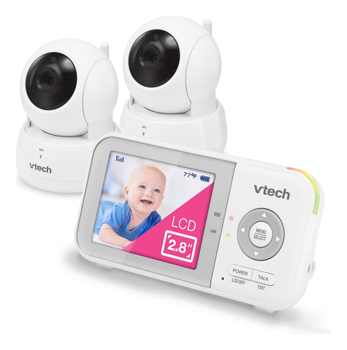 Vtech Vm923-2 Monitor De Video Para Bebé Con Batería