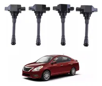 Comprar 4 Bobinas De Encendido Nissan Versa Sentra March #224485rb0a