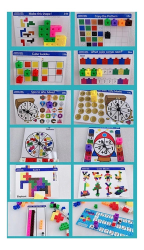 Conjunto De Actividades Mathlink Magic Numberblocks Y Cubes