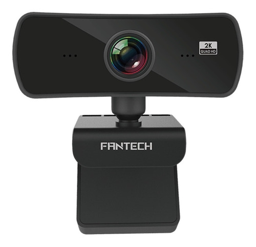 Camara Gamer Webcam Fantech Luminous C30 2k Hd 1440p Pc 360º Color Negro