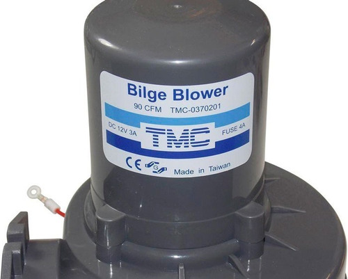 Imagem 2 de 5 de Exaustor Blower Difusor De Ar Caracol 12 Volt 3 Pol Lancha