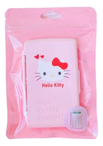 Calculadora Pequeña De Hello Kitty, Kuromi Para Escolares