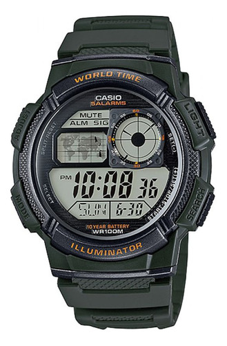 Reloj Para Hombre Casio Ae_1000w_3av Negro
