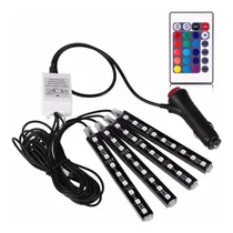 Comprar Kit Luces Led Rgb Para Autos Tuning Con Control Remoto 12v