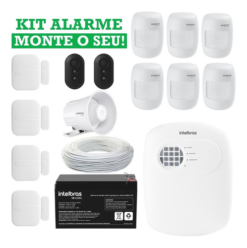 Kit Alarme Anm 24 Net 6 Sensor Ivp 3000 Cf 4 Xas 4010 C/nf
