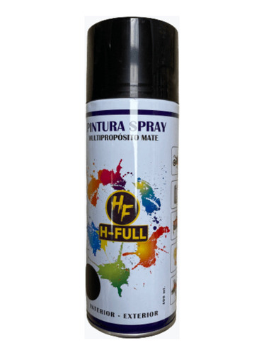 Pintura Spray Negro Brillante 400 Ml 