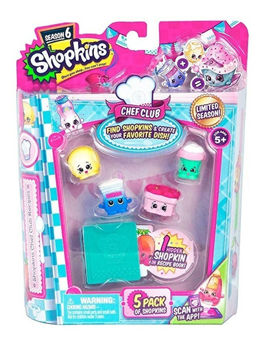 Shopkins Chef Club 5 Paquete