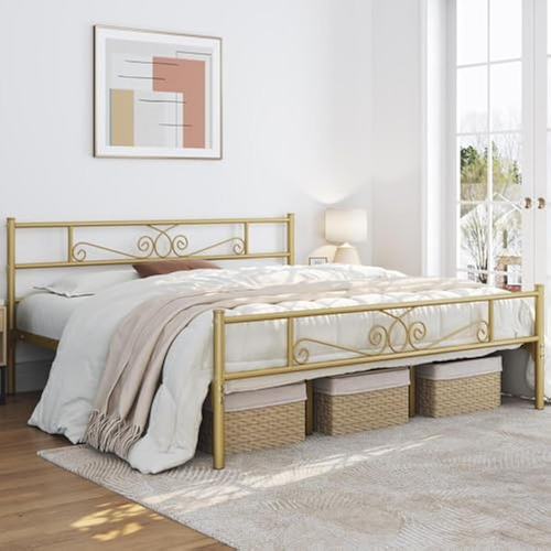 Bed Frame King Size Yaheetech Dorada