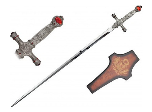 Espada de aço Harry Potter Godric Gryffindor com display