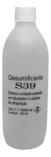 Desumidificante S39 Álcool Metílico 500ml Cor Transparente