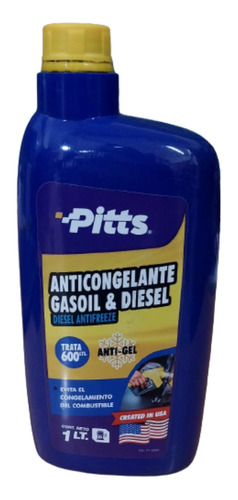 Aditivo Anticongelante Anti Gel Gasoil Diesel Pitts 1l