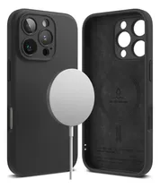 Comprar Funda Iphone 16 Pro Max Ringke Silicone Magnetic Magsafe Negro Silicone Magnetic Black